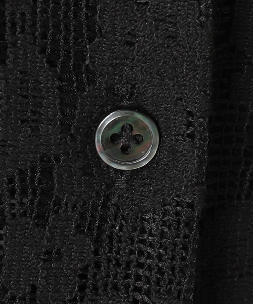 レースオープンカラーシャツ（シャツ/ブラウス）｜Spick & Span