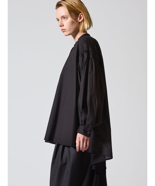 mizuiro ind ピンタックパフスリーブシャツ（シャツ/ブラウス