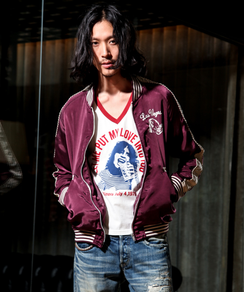 HYSTERIC GLAMOUR（ヒステリックグラマー）の「CASINO刺繍 スカジャン