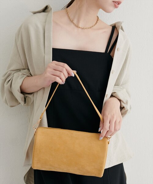 セール】スエードミニバッグ（ショルダーバッグ）｜natural couture