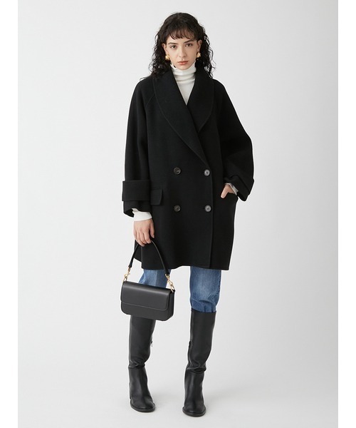 Mila Owen（ミラオーウェン）の「接結ハーフ丈Aラインコート（その他