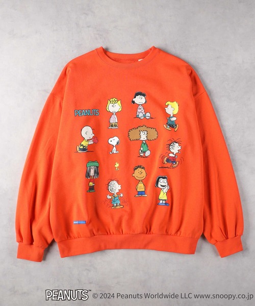 PEANUTS（ピーナッツ）の「【PEANUTS】スヌーピーキャラスウェット