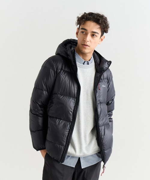 MOUNTAIN LODGE DOWN HOODIE JACKET(MEN)/マウンテンロッジ ダウン