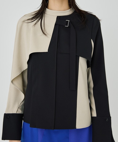 UNITED TOKYO（ユナイテッドトウキョウ）の「フレアレイヤードブラウス