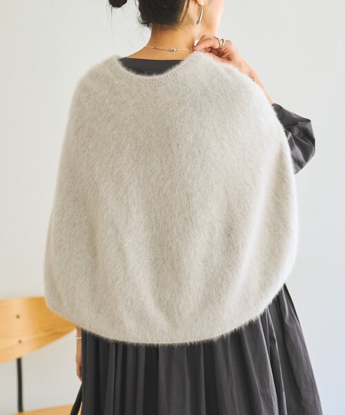 ファーニットポンチョ（ニット/セーター）｜BEARDSLEY（ビアズリー）の