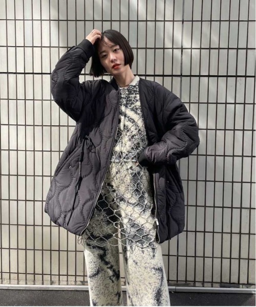 Ameri（アメリ）の「BOA VEST SET QUILTING COAT（その他アウター