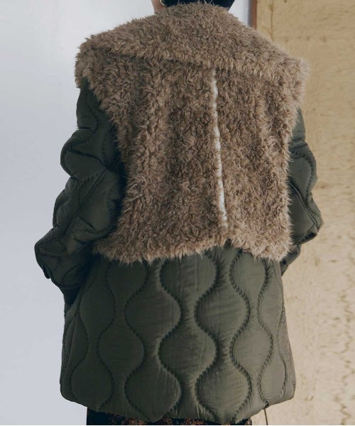 Ameri（アメリ）の「BOA VEST SET QUILTING COAT（その他アウター