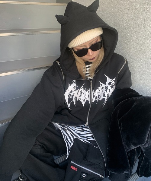 MAROCORE（マロコア）の「【MAROCORE】25SS ツノつき 堕天使 ダブル