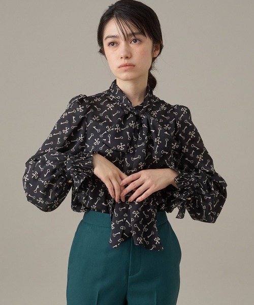 ANAYI（アナイ）の「キープリントボウタイ ブラウス（シャツ/ブラウス