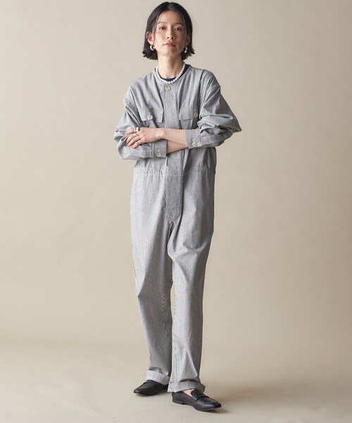 セール】SHIPS NINE CASE:〈洗濯機可能〉ジャンプスーツ（つなぎ