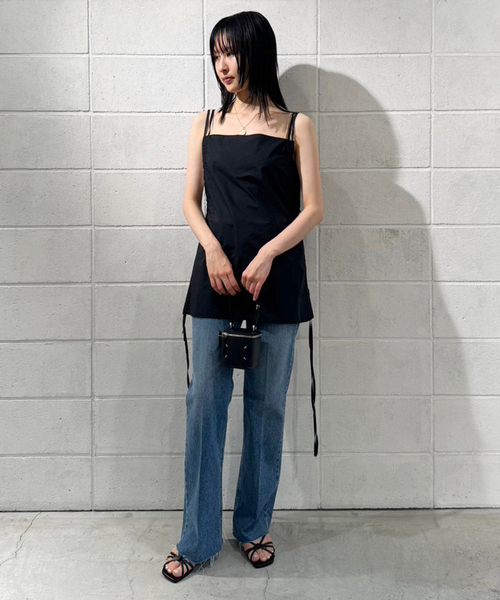 baserange PICTORIAL STRAP TOP XS