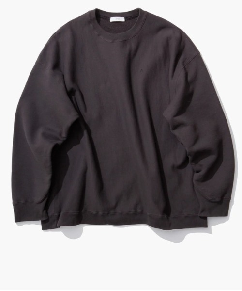 ATON (エイトン)NATURAL DYE URAKE | OVERSIZED SWEAT SHIRT