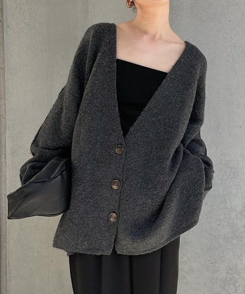 セール】お気に入り6万件突破！スリーブリンキングVネックカーディガン