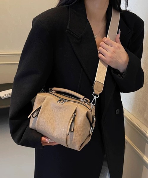 セール】サイドWZIP 5ポケット 2WAY 太ベルト ショルダーバッグ