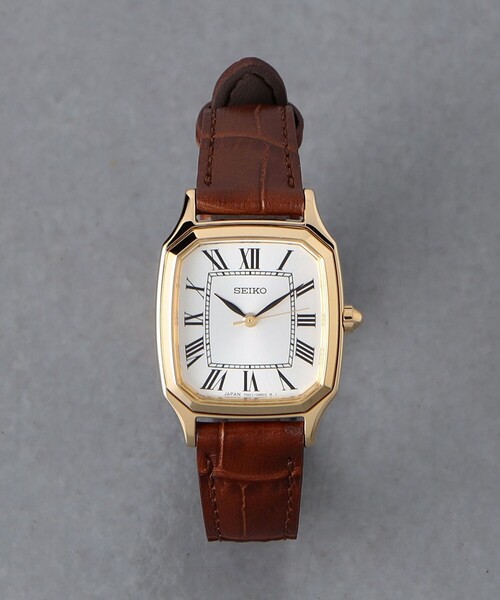 SEIKO（セイコー）の「【別注】＜SEIKO（セイコー）＞スクエア レザー