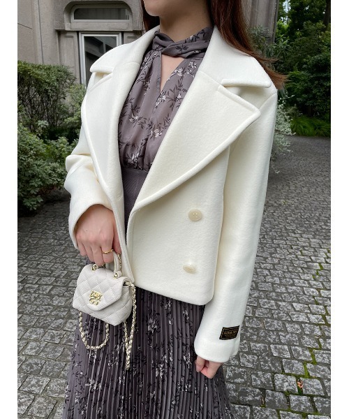 SNIDEL（スナイデル）の「ウールショートPコート（その他アウター