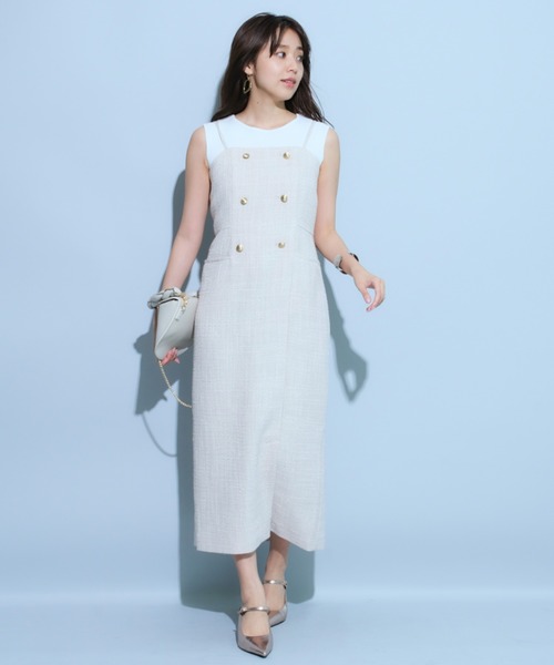 JUSGLITTY（ジャスグリッティー）の「テーラリングキャミワンピース