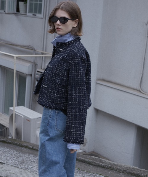 LE CIEL BLEU（ルシェルブルー）の「ルストロツイードジャケット