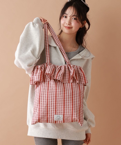 フリルアソートトートバッグ[tiny tiny(ティニーティニー)]（トート