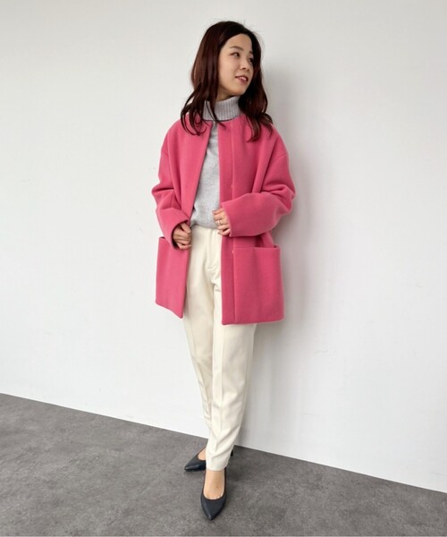 UNTITLED（アンタイトル）の「◇ノーカラーコクーンコート（ノーカラー