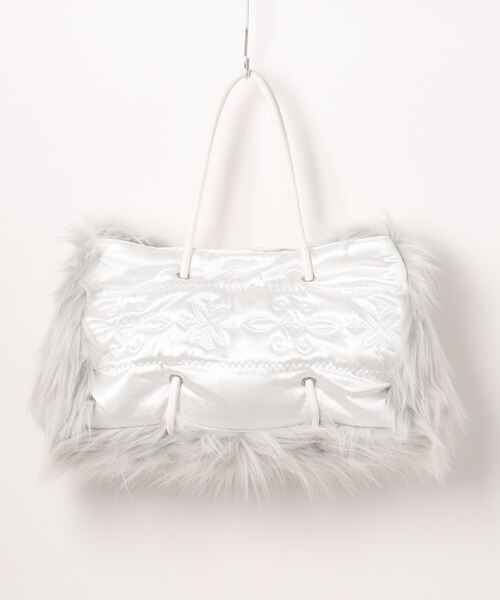 SCULPTOR（スカルプター）の「Fluffy Slouchy Satin Bag/フラフィー