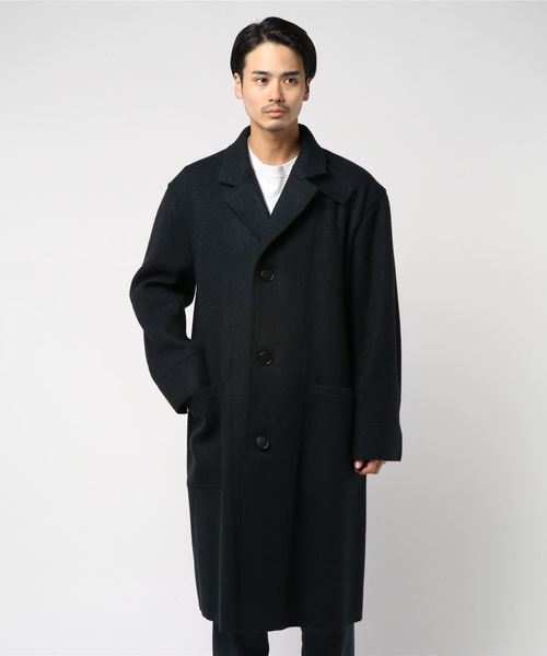 MHL.（エムエイチエル）の「HEAVY WOOL MELTON（ステンカラーコート