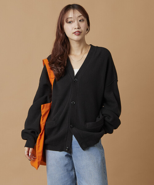 セール】限定展開 リラックスフィット 片畦リンキング ニット