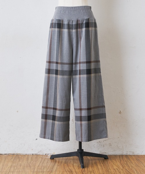 BEARDSLEY（ビアズリー）の「チェックウエストリブパンツ（その他