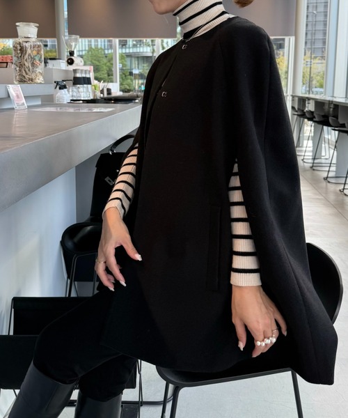 INTER FACTORY（インターファクトリー）の「Ran - ノーカラーケープ