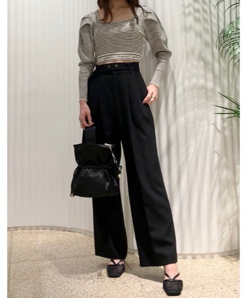 SNIDEL（スナイデル）の「ワイドタックパンツ（その他パンツ）」 - WEAR