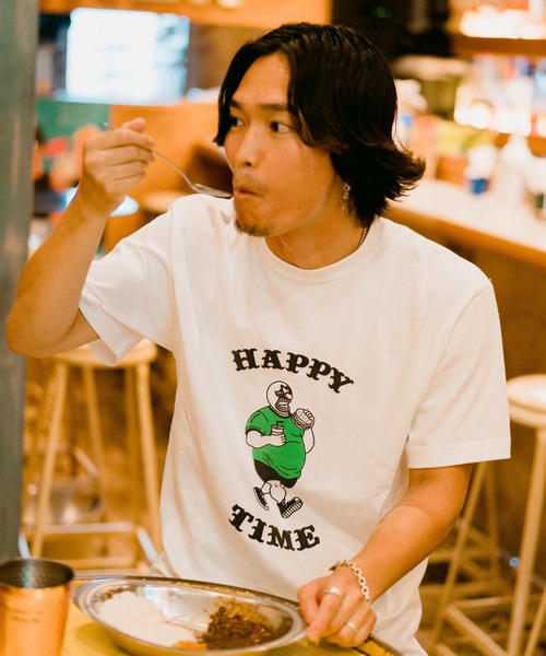 5.6oz HAPPY TIME TEE | ジムマスター（gym master）公式通販