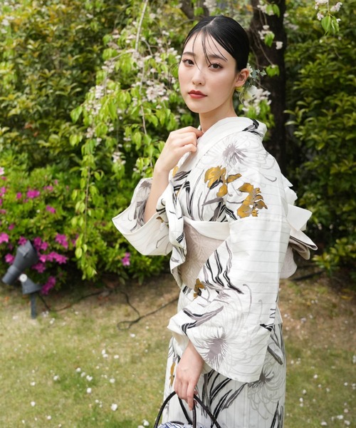 utatane（ウタタネ）の「【utatane×Acka.】浴衣4点セット 菖蒲と糸菊