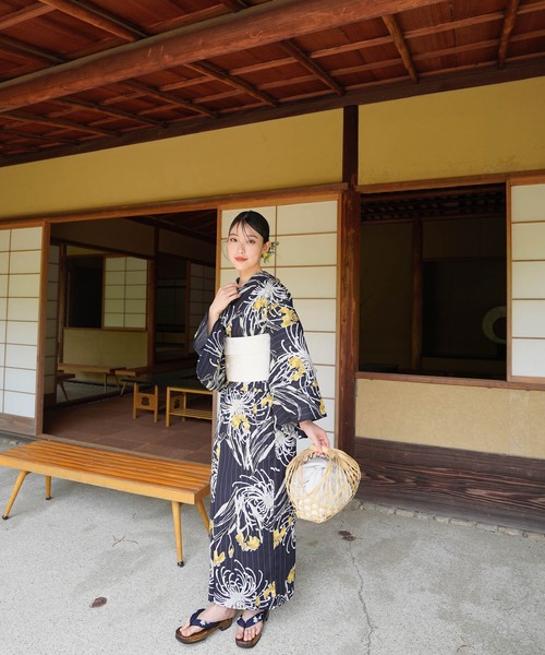 utatane（ウタタネ）の「【utatane×Acka.】浴衣4点セット 菖蒲と糸菊