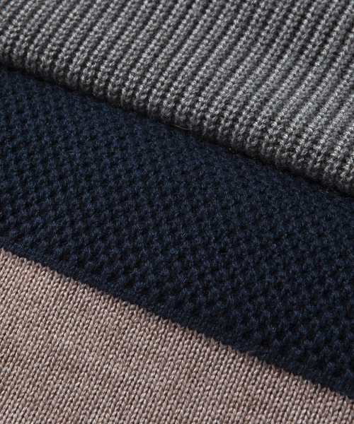 narifuri（ナリフリ）の「カラーパネルウォッシャブルミッドネック