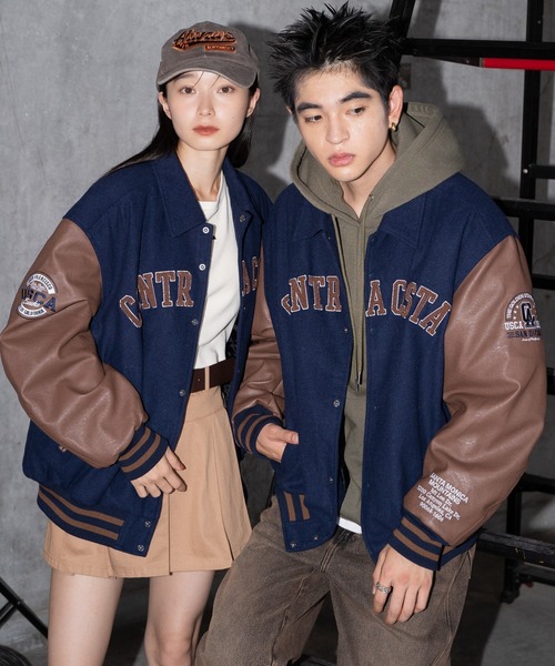 セール】WEGO/メルトンワッペンスタジャン（スタジャン）｜WEGO