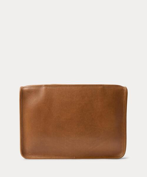 RRL（ダブル アール エル）の「（限定コレクション）レザー ポーチ