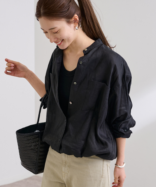 ≪WEB先行 / 追加≫フレンチリネンドロストシャツ（シャツ/ブラウス