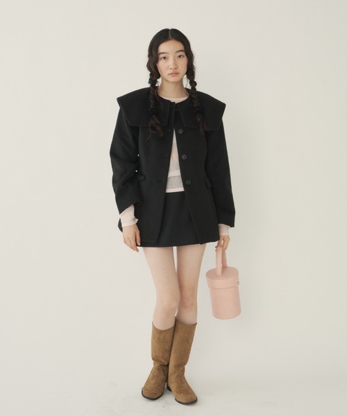 GIUNON（ジウノン）の「big collar coat / ビッグカラーコート（その他