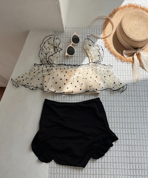 RiLi（リリ）の「ドットチュール2way水着【RL】（水着）」 - WEAR