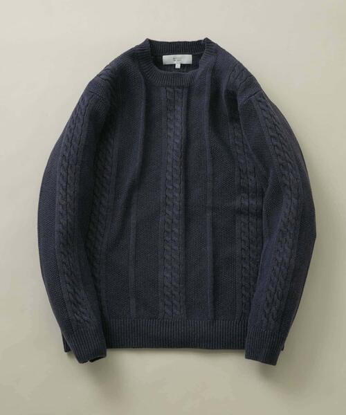セール】『WEB限定』『XLサイズあり』メリノウールケーブルニット