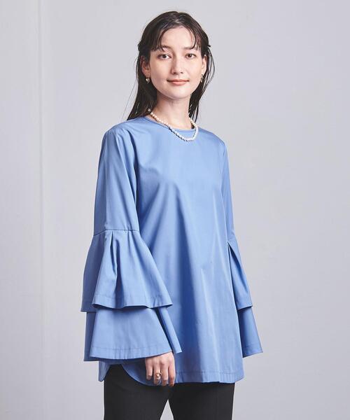 UNITED ARROWS（ユナイテッドアローズ）の「C フレアスリーブ ブラウス