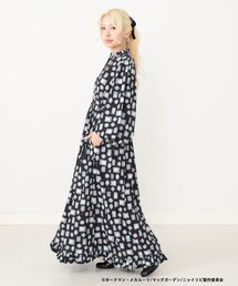 mmts（マミタス）の「mmts / 猫 グレンチェック ワンピース