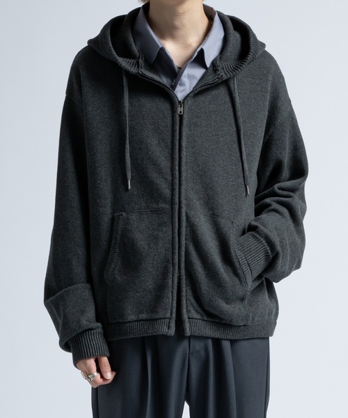 Knit parka/ニットパーカー（パーカー）｜Casper John（キャスパー