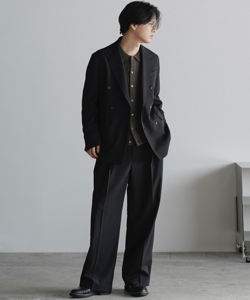 HIGH TWIST PE DOUBLE SUIT（スーツセット）｜WYM LIDNM（ウィム バイ