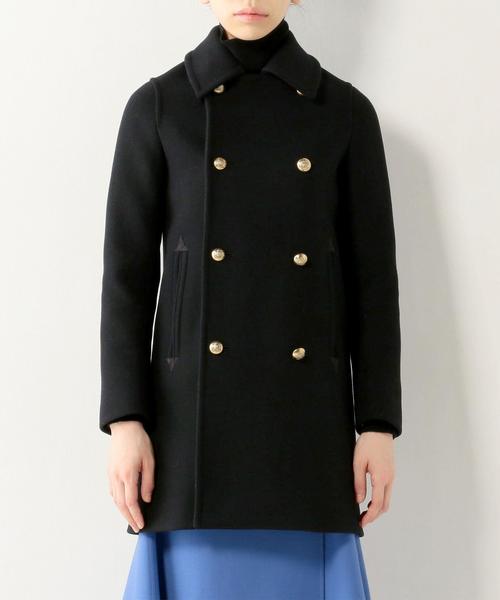 Drawer（ドゥロワー）の「DRAWER メルトンPコート（その他アウター