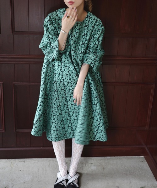 SANSeLF（サンセルフ）の「ジャガードフラワードレス【SANSeLF