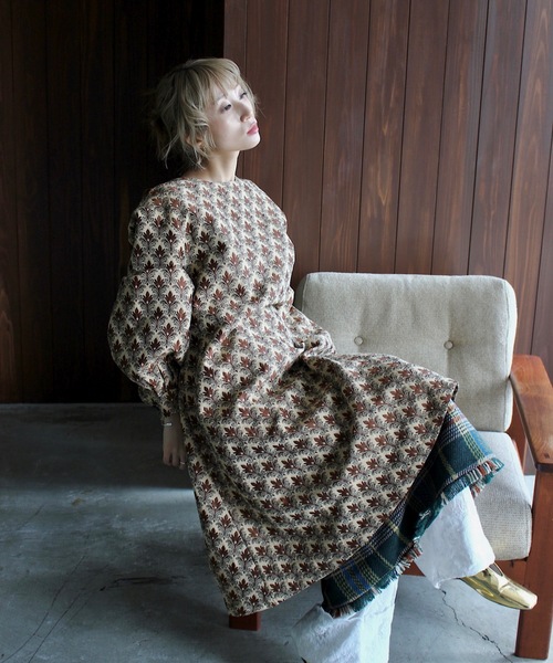 SANSeLF（サンセルフ）の「ジャガードフラワードレス【SANSeLF