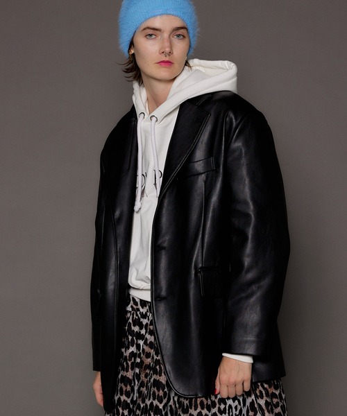 MAISON SPECIAL（メゾンスペシャル）の「Vegan Leather Single Jacket