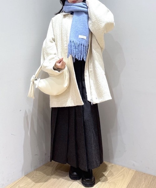 セール】【niaulab TV by ZOZO紹介】ツイードミディコート（その他