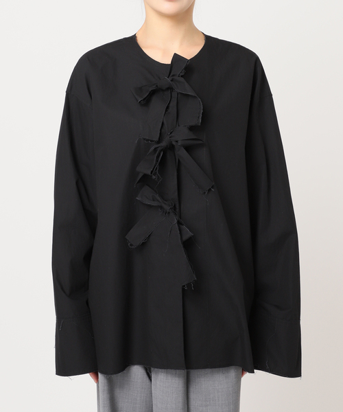 CITYSHOP（シティーショップ）の「FRONT RIBBON ブラウス（シャツ